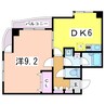 ベルトピア新潟21 1DKの間取り