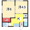 コーポ泉 2Kの間取り