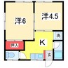 コーポ泉 2Kの間取り