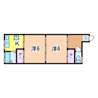 間取図 関屋駅寿ハイツ