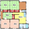 関屋駅寿ハイツ 5DKの間取り