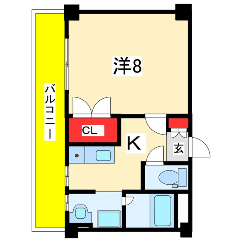 間取図 セントラルコート上大川前