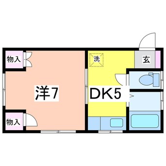 間取図 コーポロビニエ