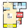 ブリッサ 1Rの間取り