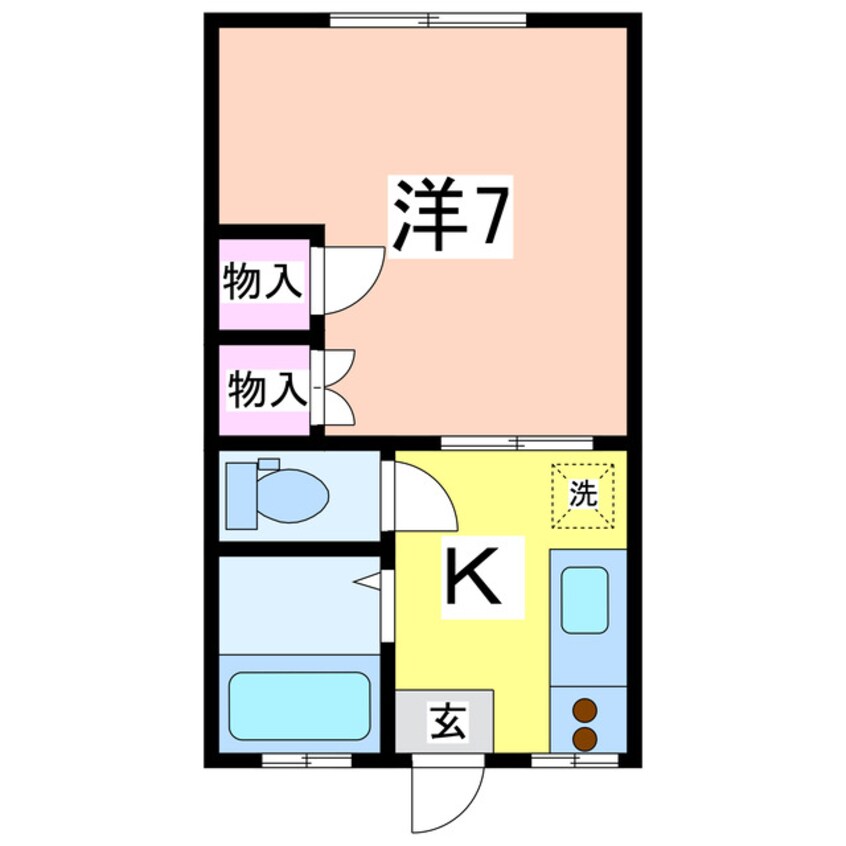 間取図 コーポ井上