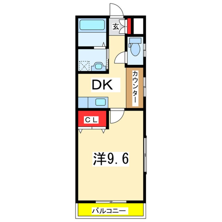 間取図 フラット東中通