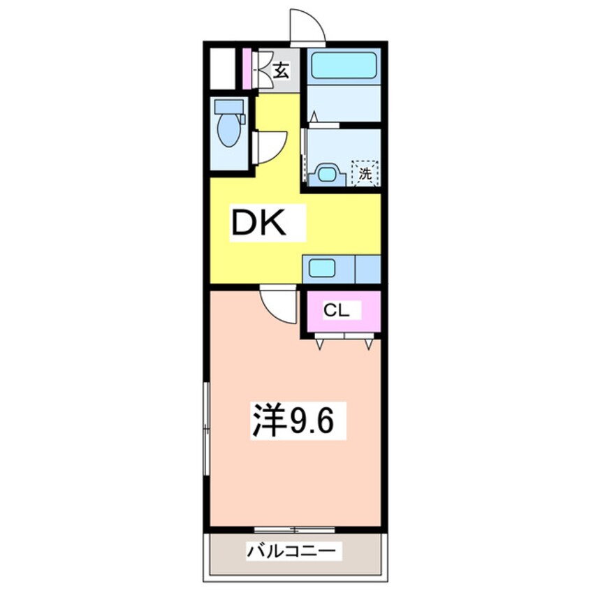 間取図 フラット東中通