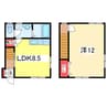 オードリーハウス 1LDKの間取り