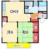 フレグランスMARUTA 2DKの間取り