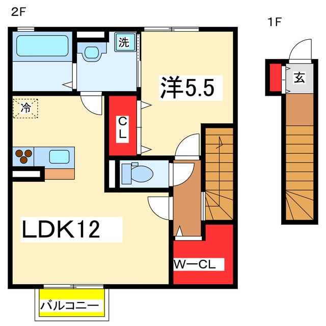 間取り図 セジュール近江