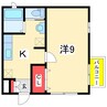 レセーナ 1Kの間取り