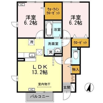 間取図 クローバーハウスＣ