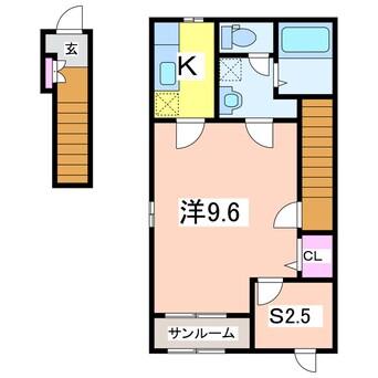 間取図 リバーウエスト