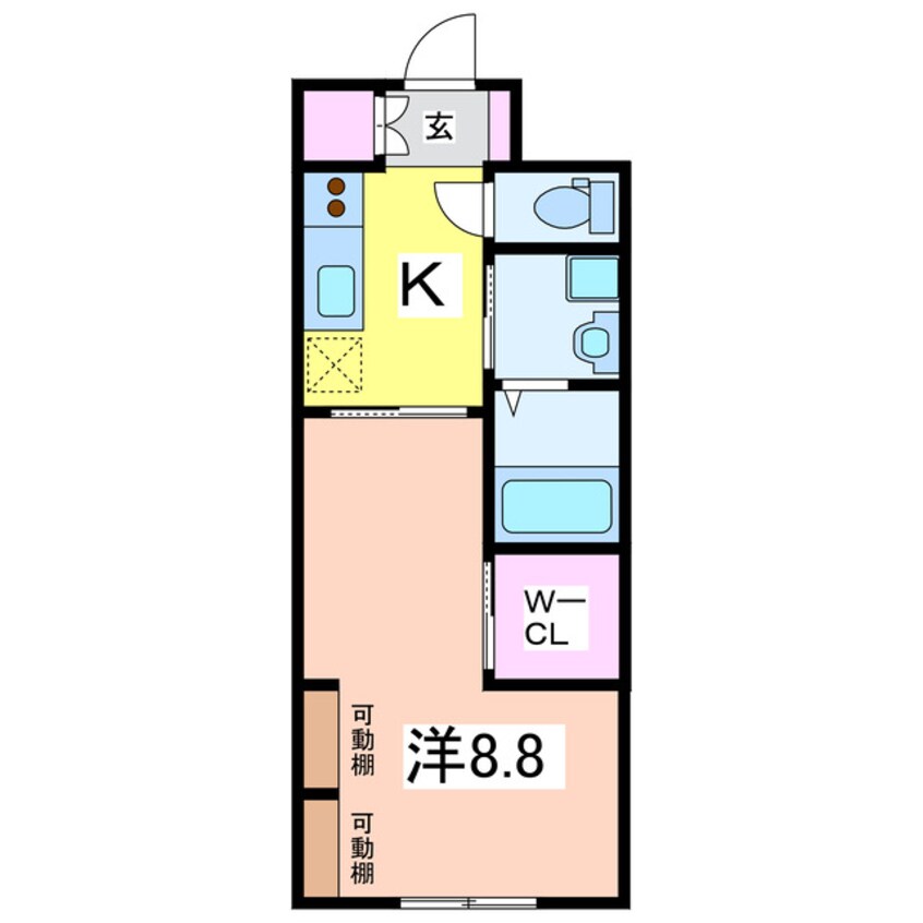 間取図 ファーストクラス古町13番町