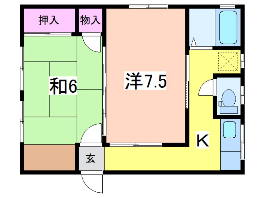 間取図 竹内アパート