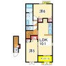 ジュネスＳＫⅡ 2LDKの間取り