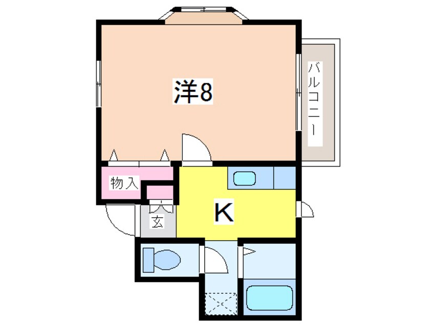 間取図 ジョイフル恵町