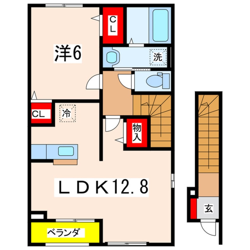間取図 ウェリナⅡ
