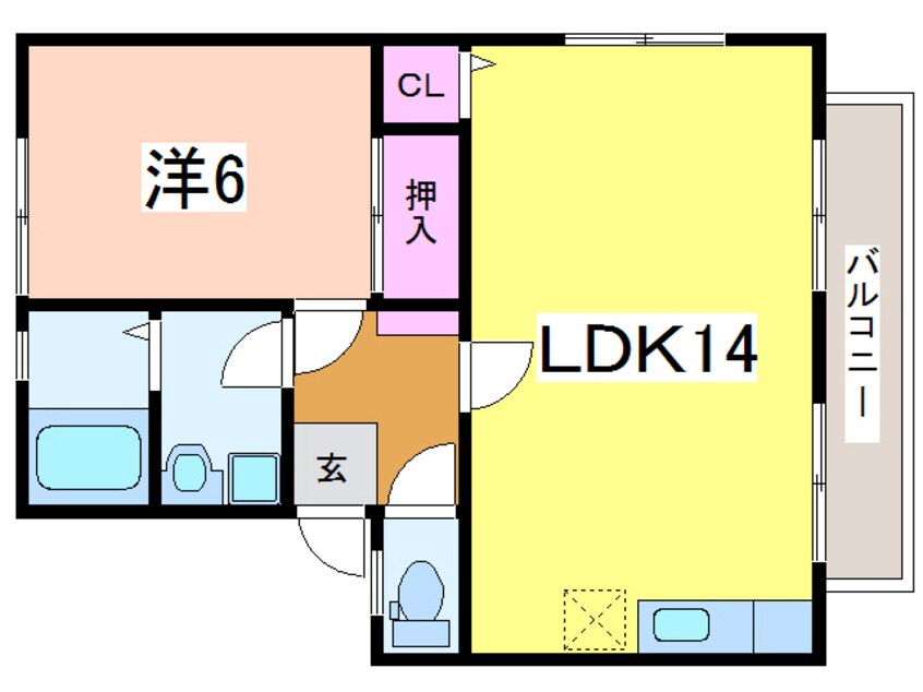 間取図 ヴィラ信濃