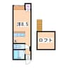 リーブルハウス 1Rの間取り