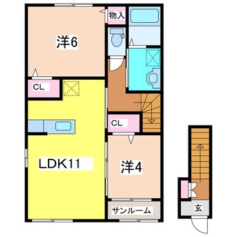 間取図 プリマクラッセⅤ