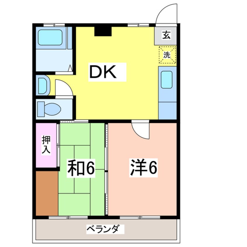 間取図 信濃サンシティ