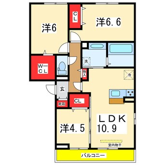間取図 ロイヤルガーデンコート新和