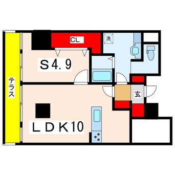 間取図 ザ・パーク一番堀
