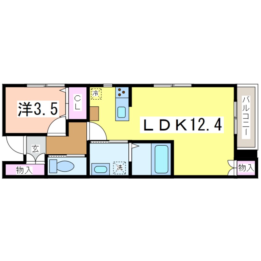 間取図 メゾンT・S学校町