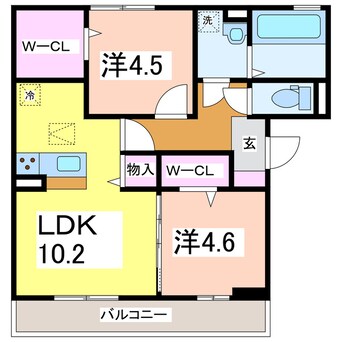 間取図 アルテール新和