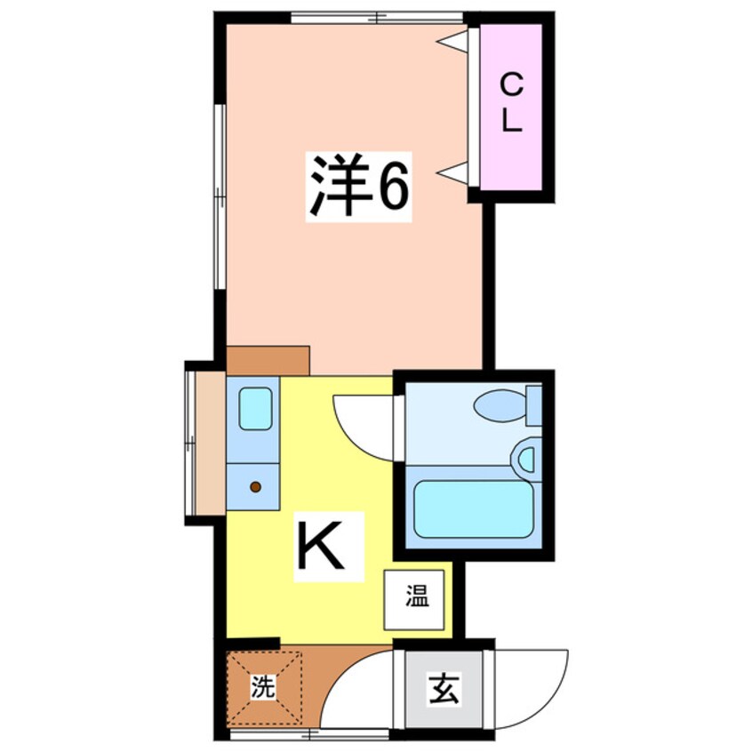 間取図 コーポユミコ