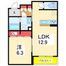 べレオ関屋 1LDKの間取り