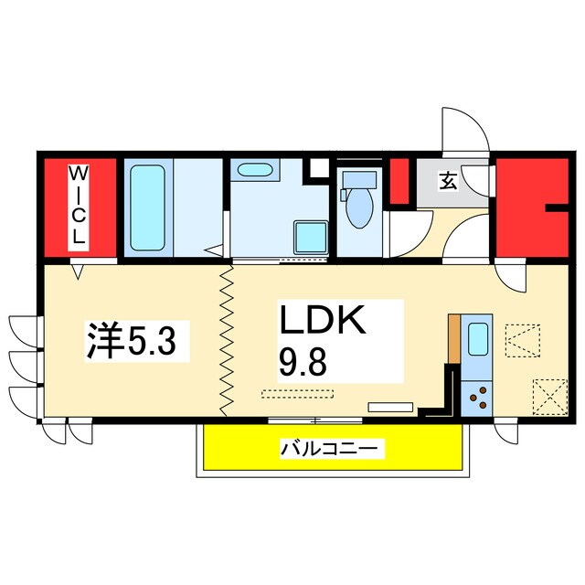 間取り図 Ｄ‐ＲＯＯＭ新和