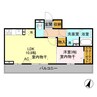 DEARROOM堀之内南 1LDKの間取り