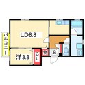 ハピネスⅢの間取図