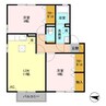 ファミィール 2LDKの間取り