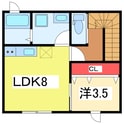 (仮称)旭町通2番町 新築アパートの間取図