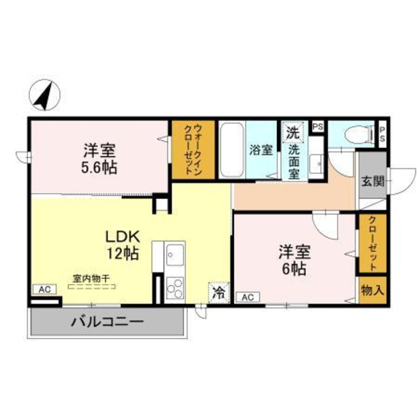 間取図 CLASSEUM幸西Ⅰ