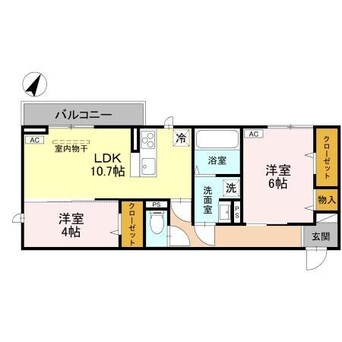 間取図 CLASSEUM幸西Ⅰ