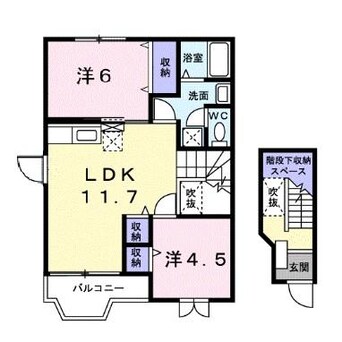 間取図 シャンリバーレ