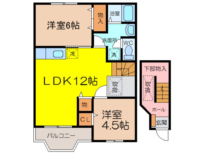 間取図 カーサブランカⅢ