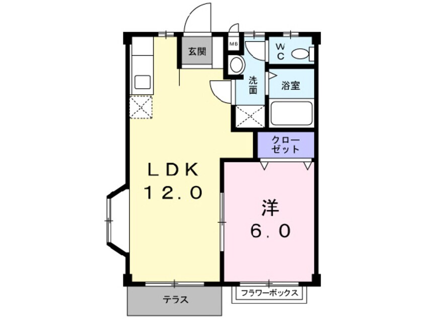 間取図 エスポワール