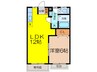 エグゼ国府 1LDKの間取り