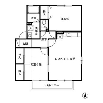 間取図 アウルスコート