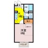 コンフォール1開成 1Kの間取り