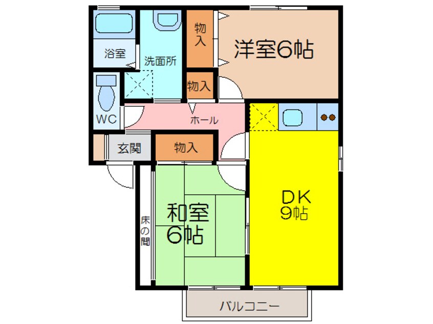 間取図 フローラK　Ａ棟