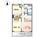 サンハウス上早3の間取図
