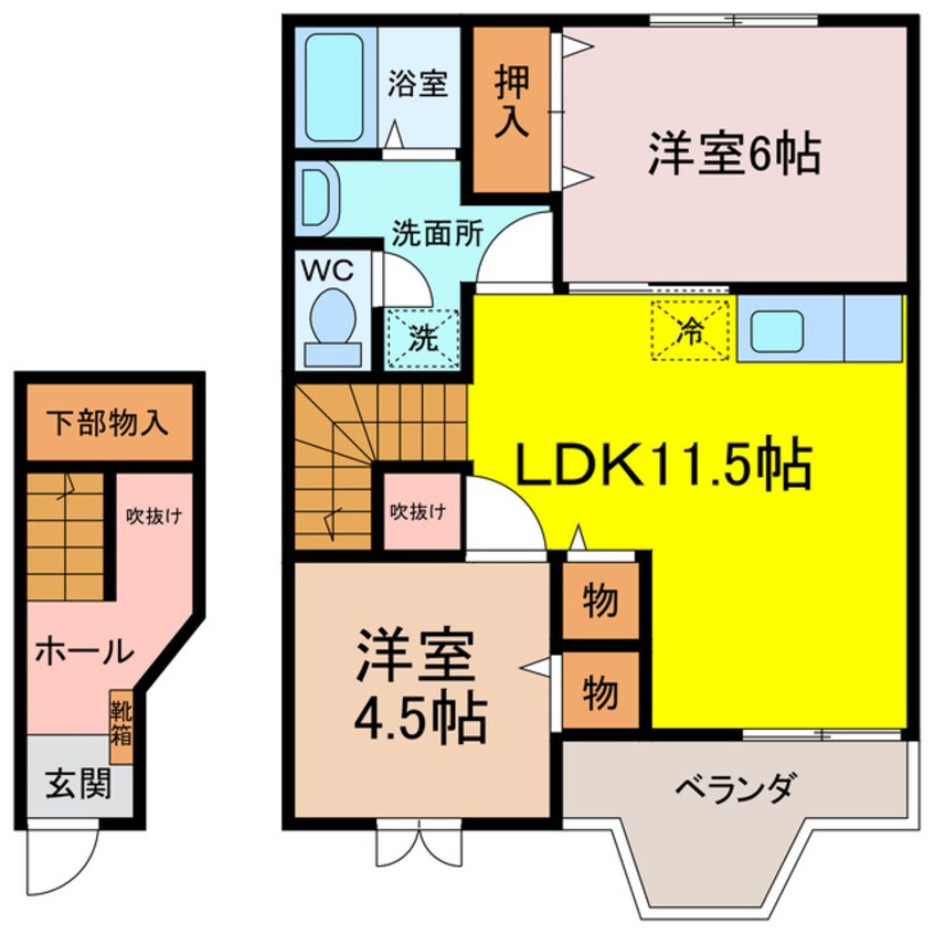 間取図 ミストラルⅡ