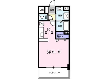 間取図 ロイヤルビーズ駅南