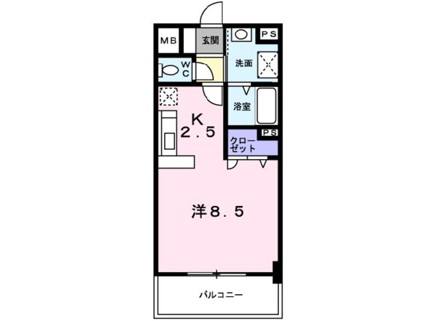 間取図 ロイヤルビーズ駅南